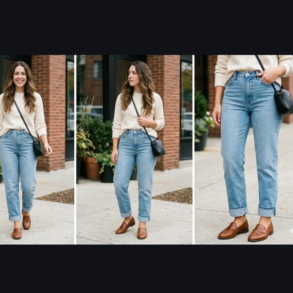 LOFT Light Blue Boyfriend Jeans